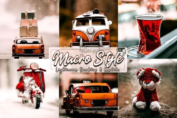 玩具摄影怀旧效果Lightroom后期预设 Macro Styles Lightroom Presets