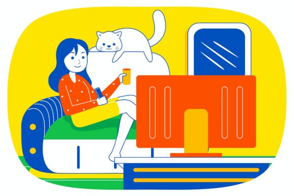 假期周末趣味活动彩色插画矢量素材v13 Weekend Fun Vector Illustration #13