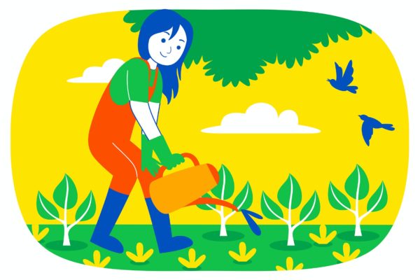 假期周末趣味活动彩色插画矢量素材v17 Weekend Fun Vector Illustration #17