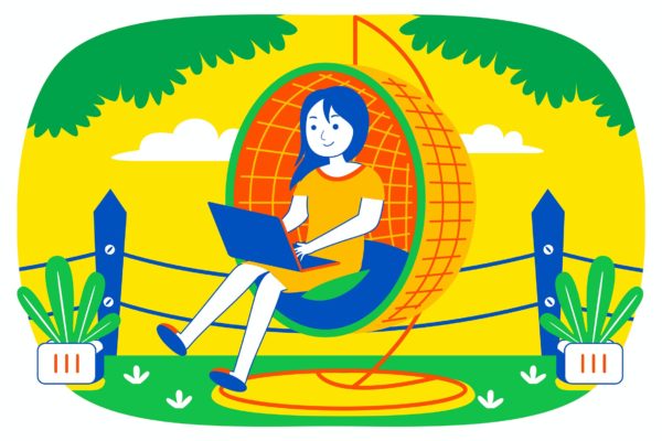 假期周末趣味活动彩色插画矢量素材v21 Weekend Fun Vector Illustration #21