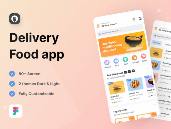 设计森林下午茶：送餐App应用程序iOS UI套件