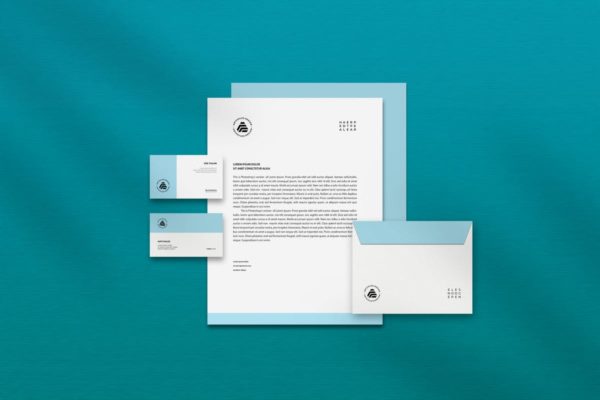企业文具品牌设计样机 Branding Design Mockup