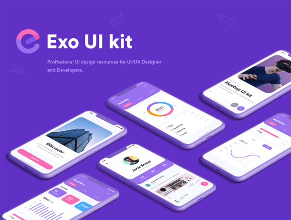 设计森林下午茶：通用App应用设计iOS UI套件