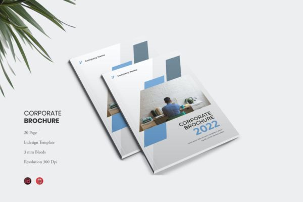 公司介绍宣传册设计模板 Corporate Brochure