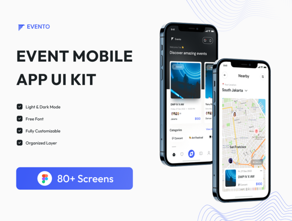 设计森林下午茶：活动App应用程序UI 套件