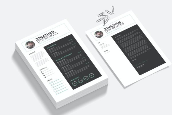 极简风格CV简历模板 Minimalist Resume