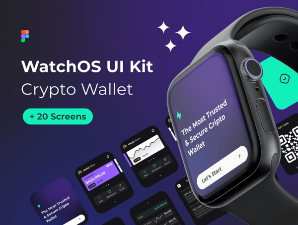 设计森林下午茶：加密钱包WatchOS UI 套件