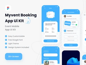 设计森林下午茶：门票/活动预订App应用程序 UI 套件
