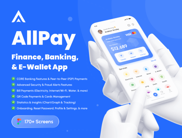 设计森林下午茶：金融/银行/电子钱包App应用程序 UI 套件