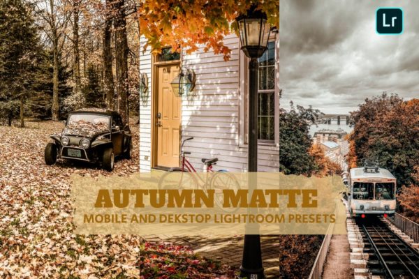 秋季哑光Lightroom滤镜预设 Autumn Matte Lightroom Presets Dekstop and Mobile