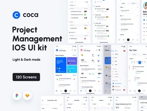 设计森林下午茶：产品项目管理App应用程序 IOS UI Kit
