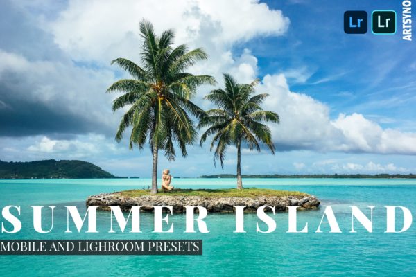 夏季海岛旅行摄影Lightroom调色预设下载 Summer Island Lightroom Presets Dekstop and Mobile
