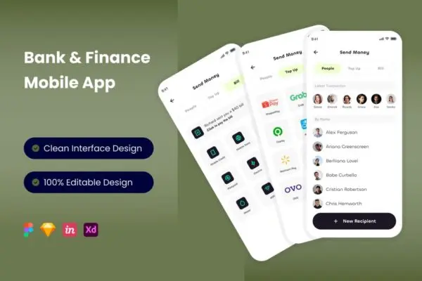 一套精美的食物类移动端APP UI模板下载[PSD]-PlanForest 设计森林