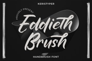 笔刷风格手写字体素材 Eddieth Brush