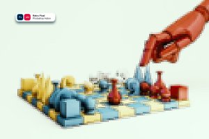 复古像素效果照片处理PS动作 Retro Pixel Photoshop Action