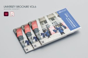大学教育杂志宣传册设计模板v6 University Brochure Vol.6