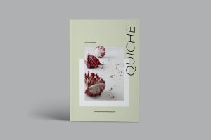 美食产品介绍杂志画册模板 Quichie – Brochure