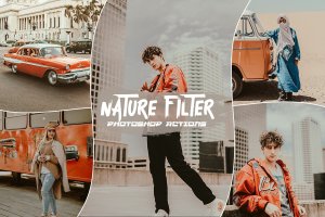 自然滤镜效果PS动作 Natural Filter Photoshop Actions