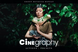 电影色调PS动作&LR预设 Cinegraphy – Actions and Presets