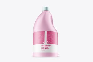 洗涤剂瓶包装设计样机模板 Detergent Bottle Mockup