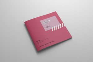 简约排版设计方形杂志画册模板 Granbell – Square Brochure