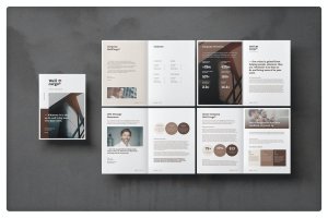 企业公司宣传册排版设计模板 Corporate Brochure