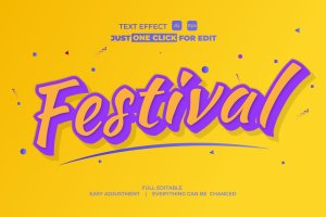 紫色长阴影矢量文本/文字效果样式素材v31 Text Effect Vol 31