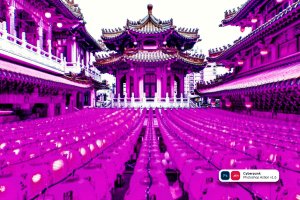赛博朋克未来效果照片处理PS动作 Cyberpunk Photoshop Action v1.5