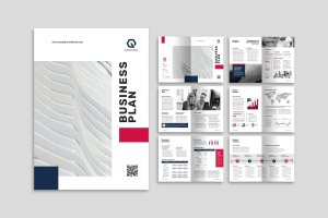 商业提案计划/企业杂志画册设计模板v9 Business Plan