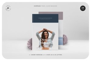 旅行幻灯片杂志画册模板 Ovepass Travel Guide Magazine