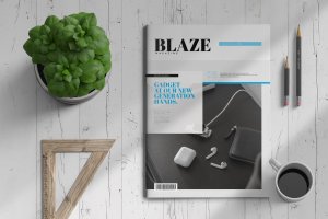 品牌指南杂志画册模板 Blaze | Magazine Template