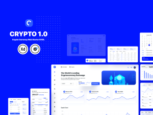 设计森林下午茶：加密货币Web网站UI套件