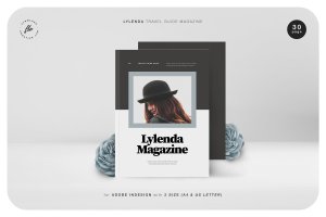 旅行摄影杂志画册设计 Lylenda Travel Guide Magazine