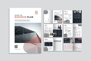 商业提案计划/企业杂志画册设计模板v10 Business Plan