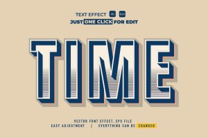 渐变立体阴影矢量文本/文字效果样式素材v29 Text Effect Vol 29