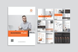 商业提案计划/企业杂志画册设计模板v6 Business Plan