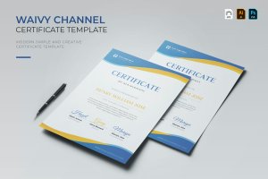 获奖/认证证书模板 Waivy | Certificate