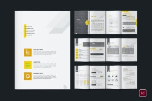 多用途商业杂志设计模板 Magazine