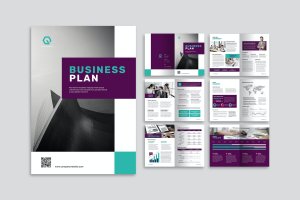 商业提案计划/企业杂志画册设计模板v8 Business Plan