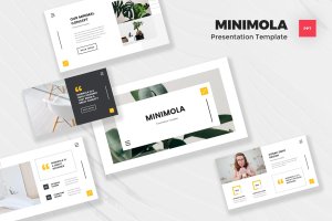 极简INS风个人介绍PPT幻灯片模板 Minimalist PowerPoint Template