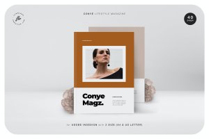 时尚生活方式杂志画册设计模板 Conye Lifestyle Magazine
