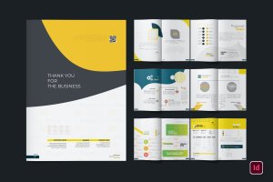 多用途商业公司画册设计模板 Multipurpose Business Magazine