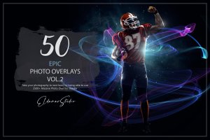 50个彩色线条照片叠层背景素材v2 50 Epic Photo Overlays – Vol. 2