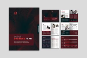 商业提案计划/企业杂志画册设计模板v2 Business Plan
