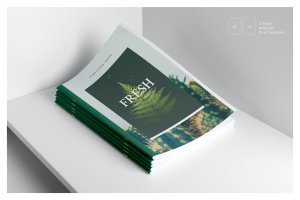 自然植物杂志设计模板 NATURAL Magazine