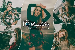 自驾旅行摄影照片处理PS动作 Road Trip Photoshop Actions