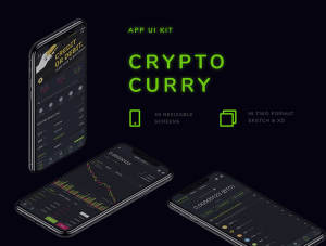 设计森林下午茶：用于区块链的高级移动App应用UI套件