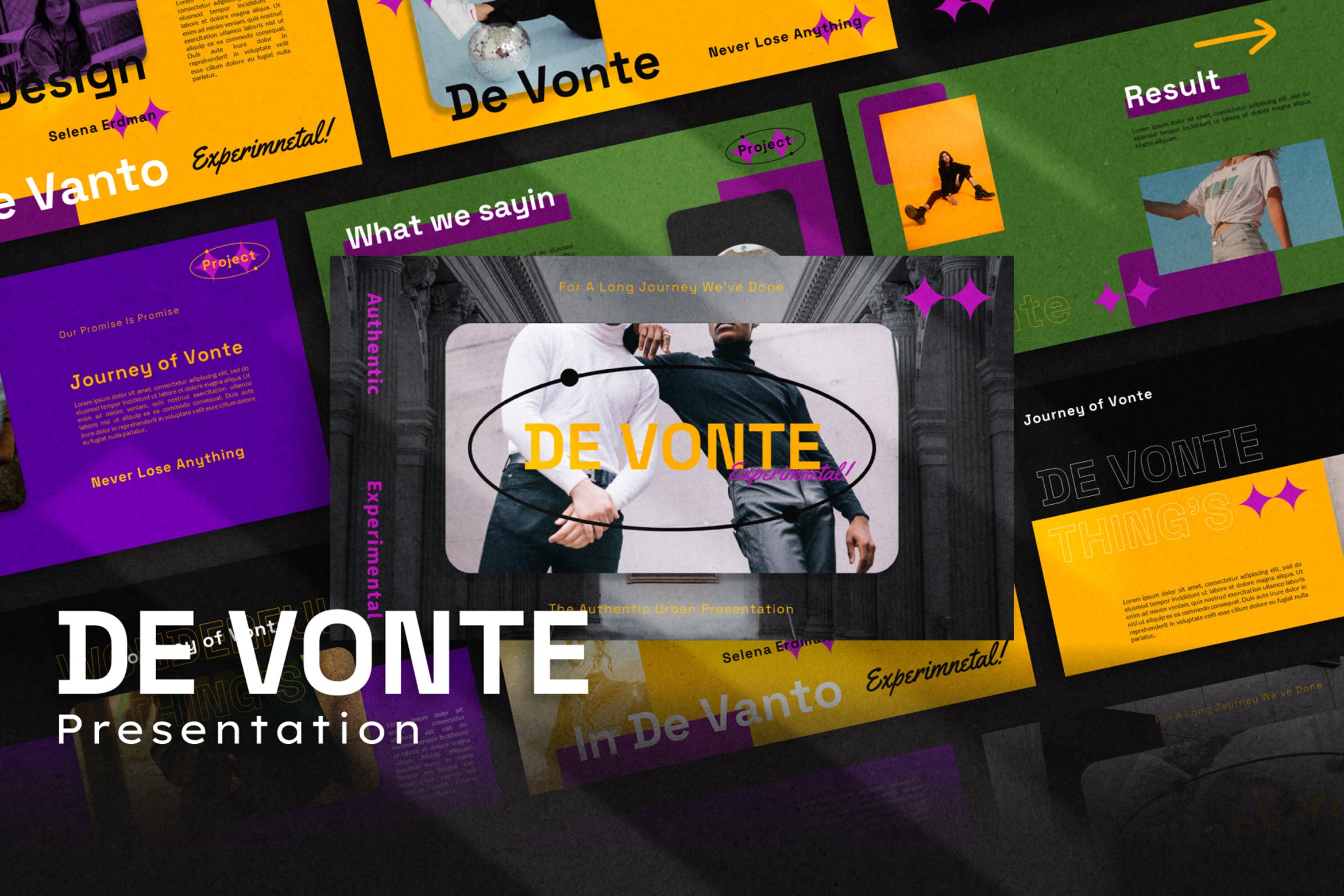 品牌项目演示幻灯片合集 De Vonte Bundle Presentation