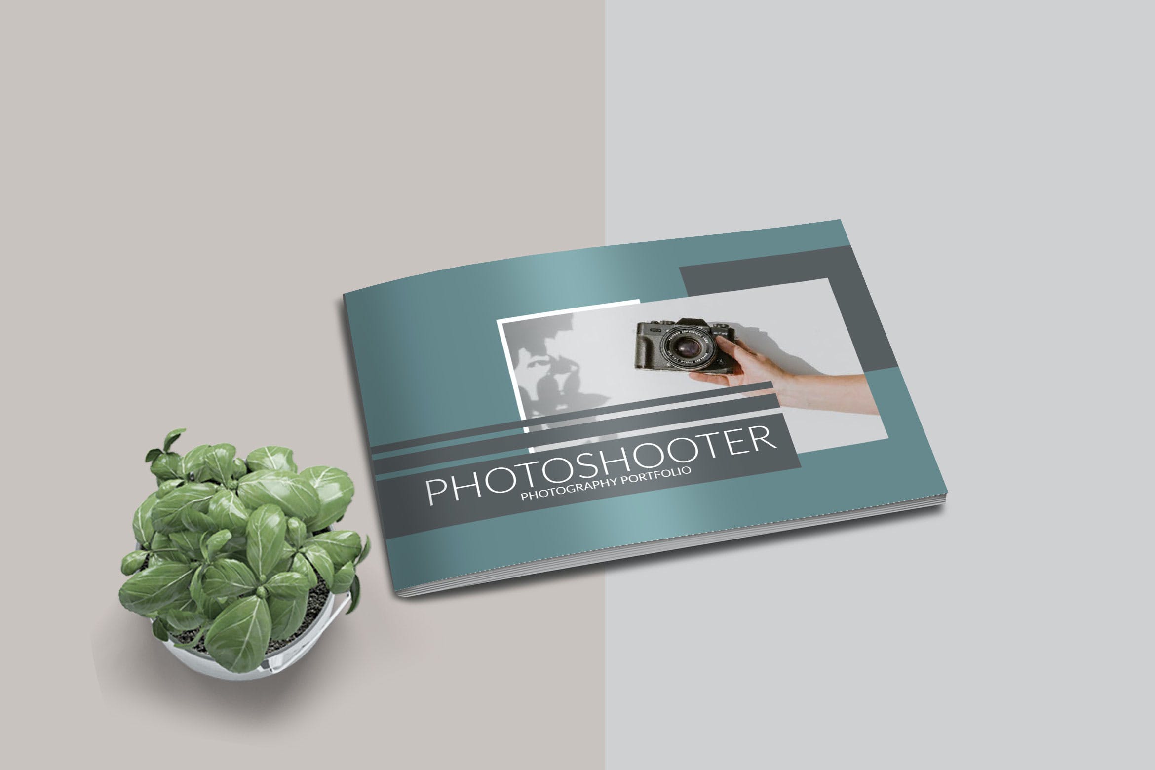 A5横版规格画册相册模板 PHOTOSHOOTER – A5 Landscape Buklet Template