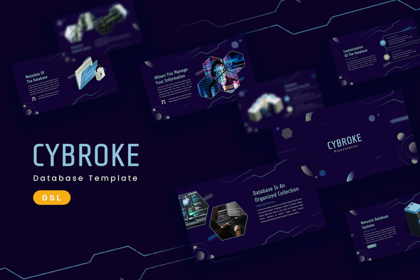 虚拟货币科技Google幻灯片设计模板 Cybroke – Google Slides Template